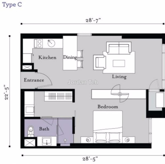 Arnica Tropicana Gardens Intermediate Serviced Residence 1 Bedroom For Rent In Kota Damansara Selangor Iproperty Com My