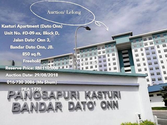 Kasturi Triplex Apartment 3 Bedrooms For Sale In Tebrau Johor Iproperty Com My