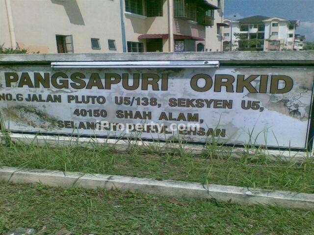 Pangsapuri Orkid U5 Apartment 3 Bedrooms For Rent In Shah Alam Selangor Iproperty Com My