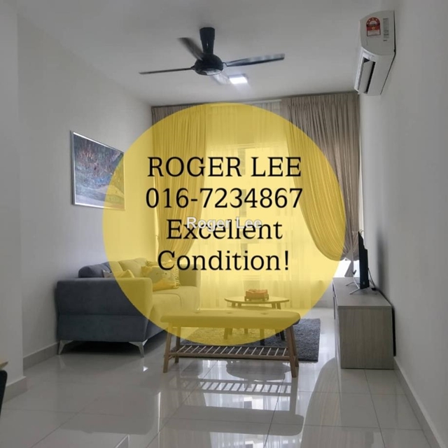 Crest Residence Intermediate Condominium 2 bedrooms for rent in KLCC