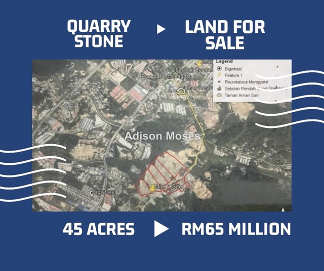 Quarry Stone Land For Sale, menggatal, Kota Kinabalu