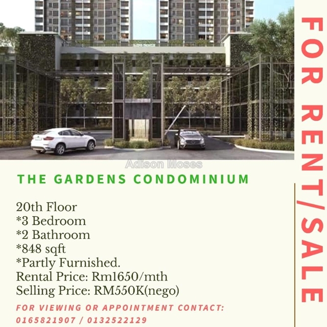 The Gardens, Penampang