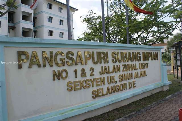 Pangsapuri Subang Impian U5 Apartment 3 Bedrooms For Sale In Subang Bestari Selangor Iproperty Com My