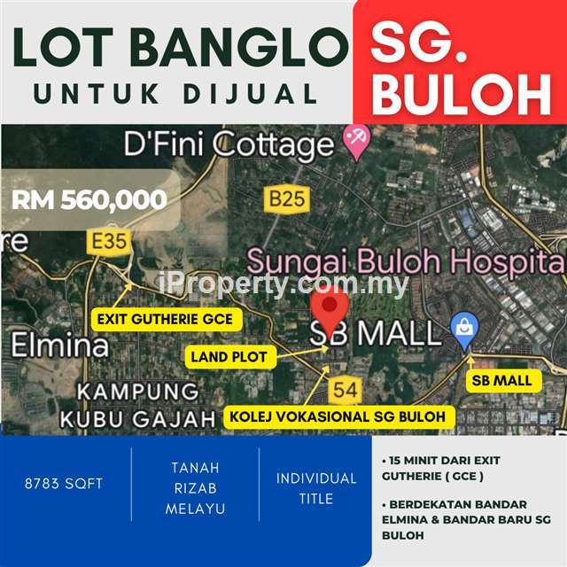 Sungai Plong, Sungai Buloh Residential Land for sale